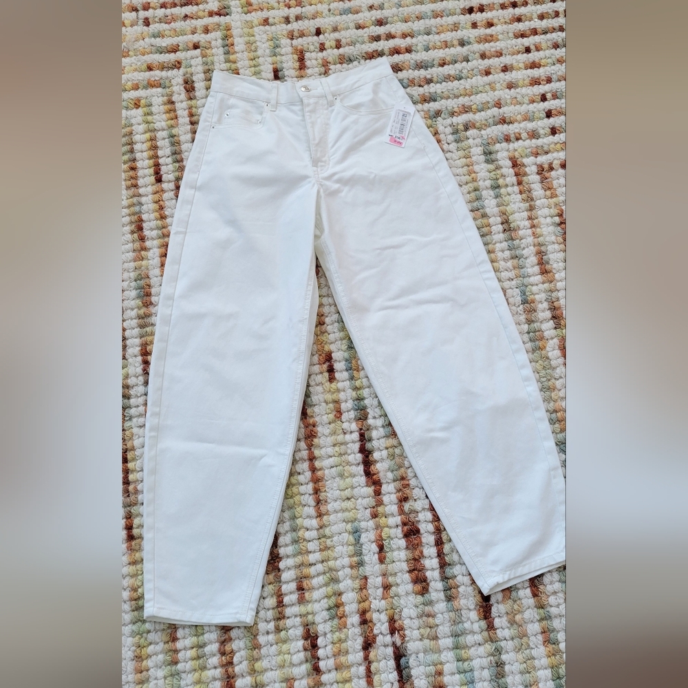 Splendid Women's Crisp White Straight Leg Jeans